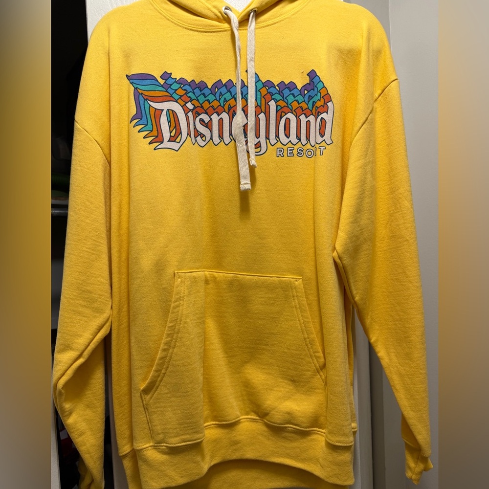 Disney Land Yellow Hoodie